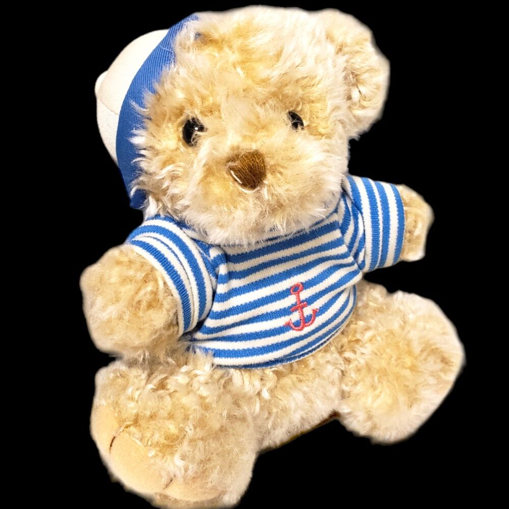 Sailor Bear 7" Plush Vintage 1997 Lullaby Club Stuffed Animal Lovey Toy A9756